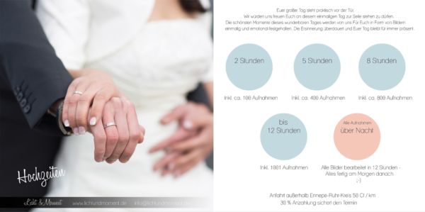 Preise Hochzeiten