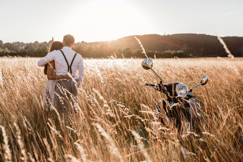 Ein Tag auf der Vespa